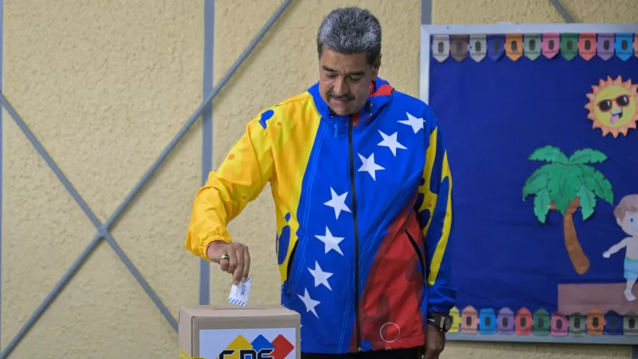 maduro vota em caracas nas eleicoes presidenciais da venezuela