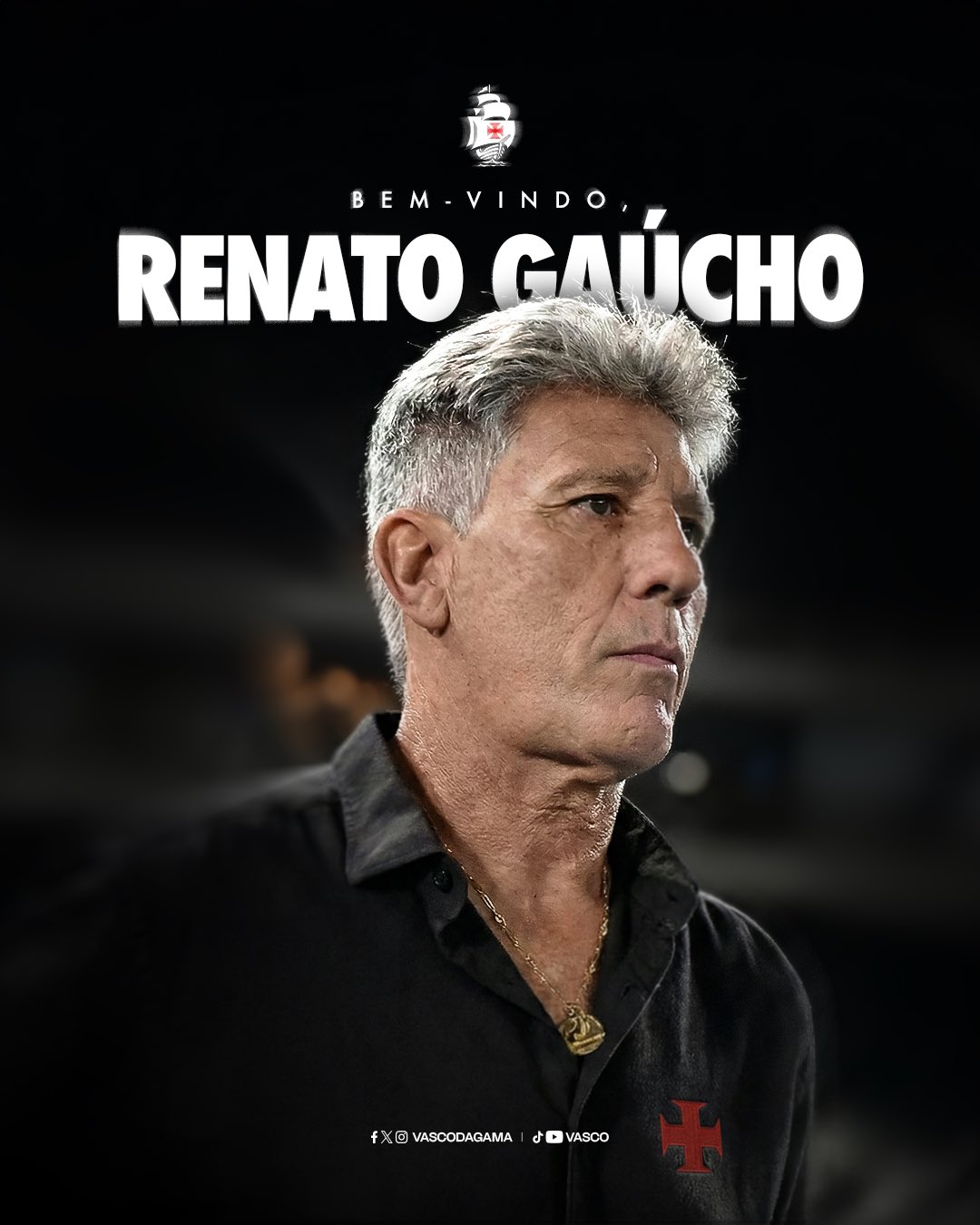 Vasco anuncia a contratação do técnico Renato Gaúcho Vasco anuncia a contratação do técnico Renato Gaúcho