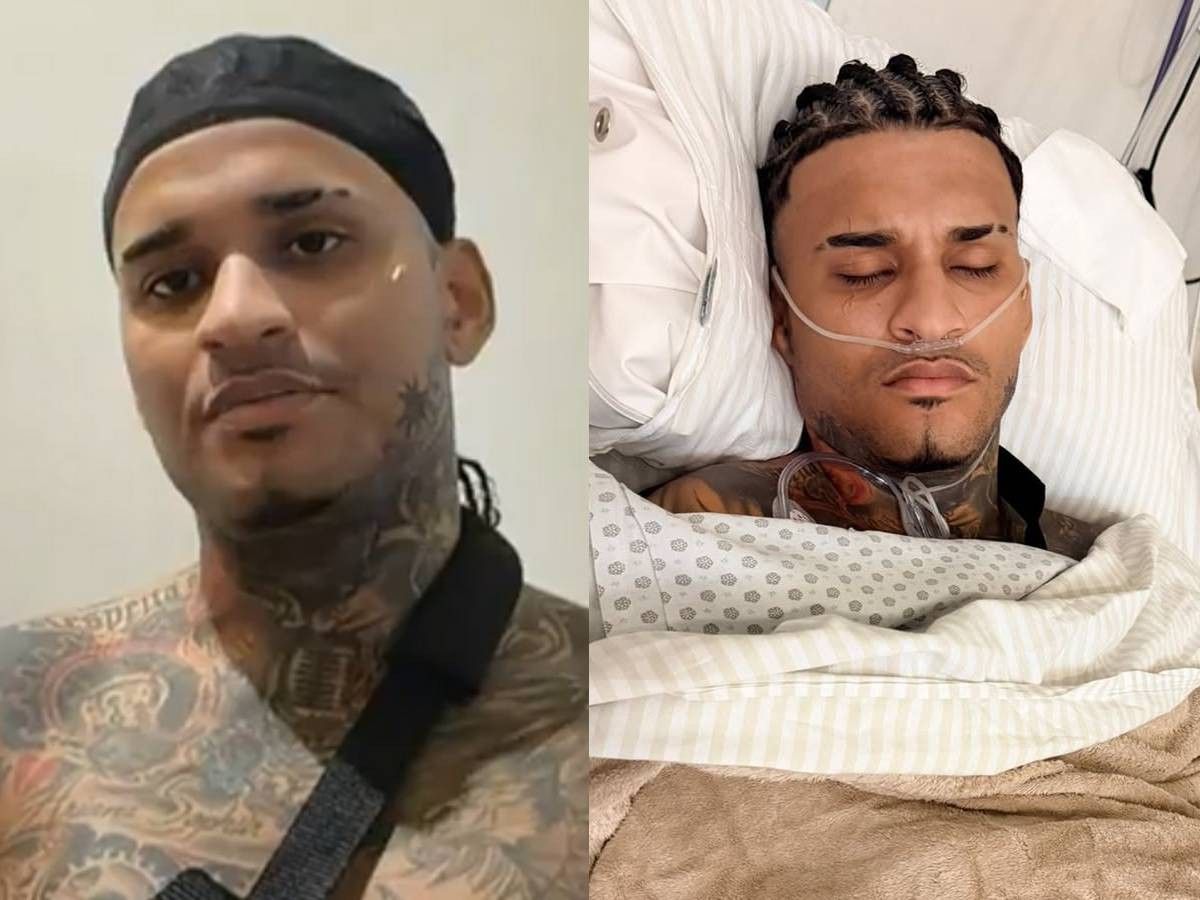 Após ser baleado, Anderson Neiff fala pela primeira vez e descreve dor: “Parecia um murro nas costas” Após ser baleado, Anderson Neiff fala pela primeira vez e descreve dor: “Parecia um murro nas costas”