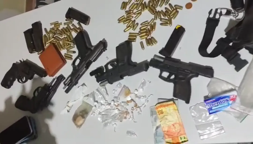 Polícia Militar frustra ataque entre facções e prende cinco suspeitos armados em Caaporã