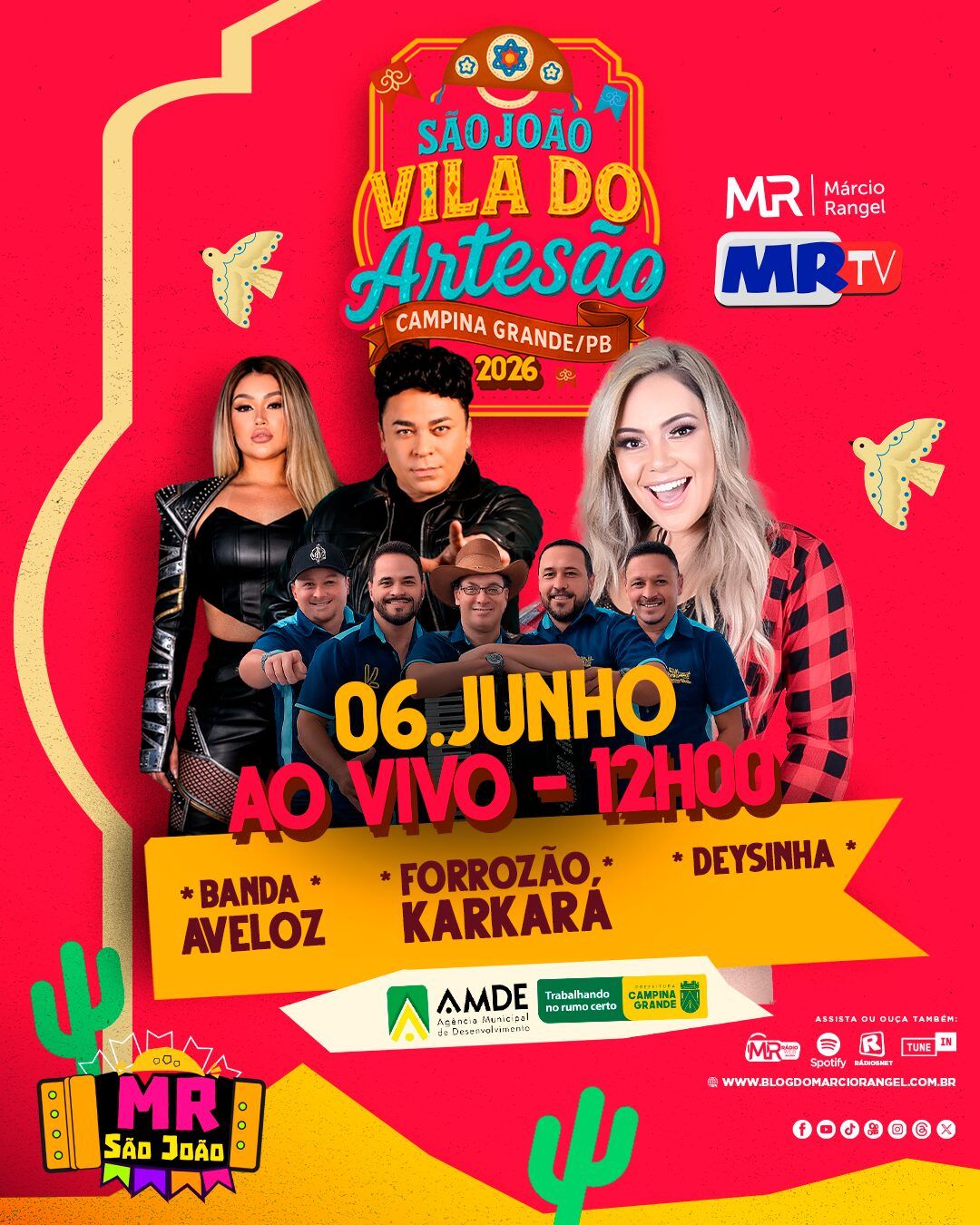 Forró e animação marcam a programação deste sábado na Vila do Artesão
