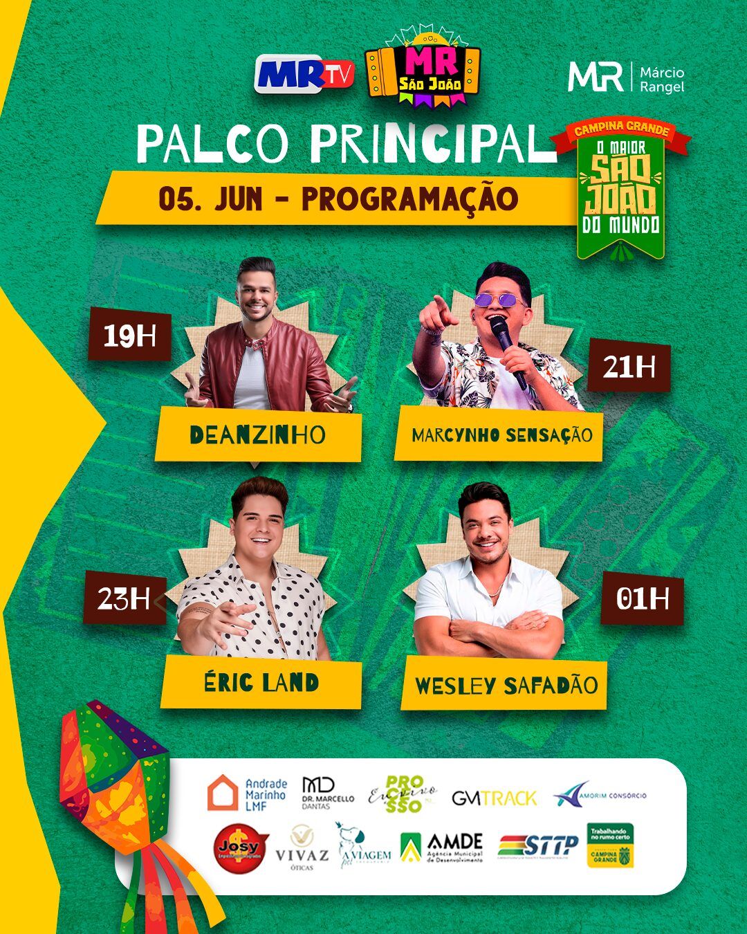 Wesley Safadão é destaque na noite desta sexta no São João de Campina Grande