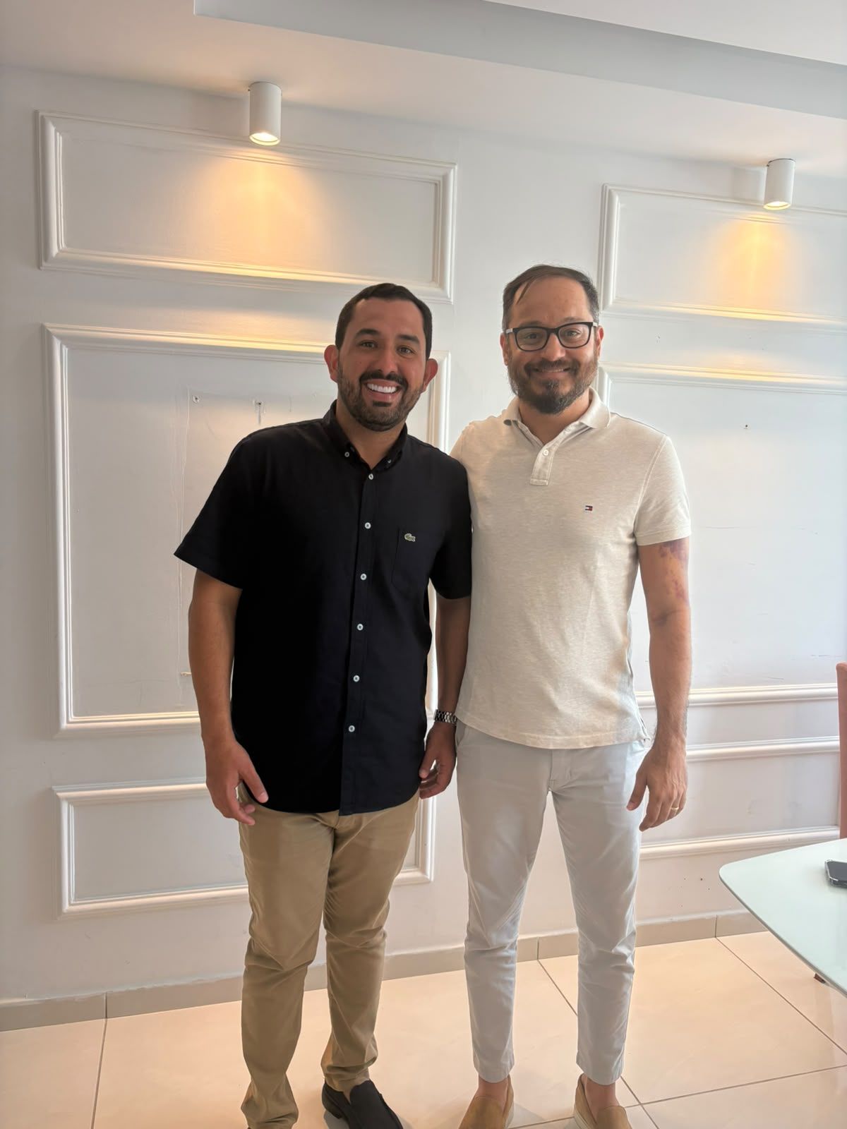 Felipe Coutinho recebe apoio de vereador de Cabedelo à pré-candidatura a deputado estadual