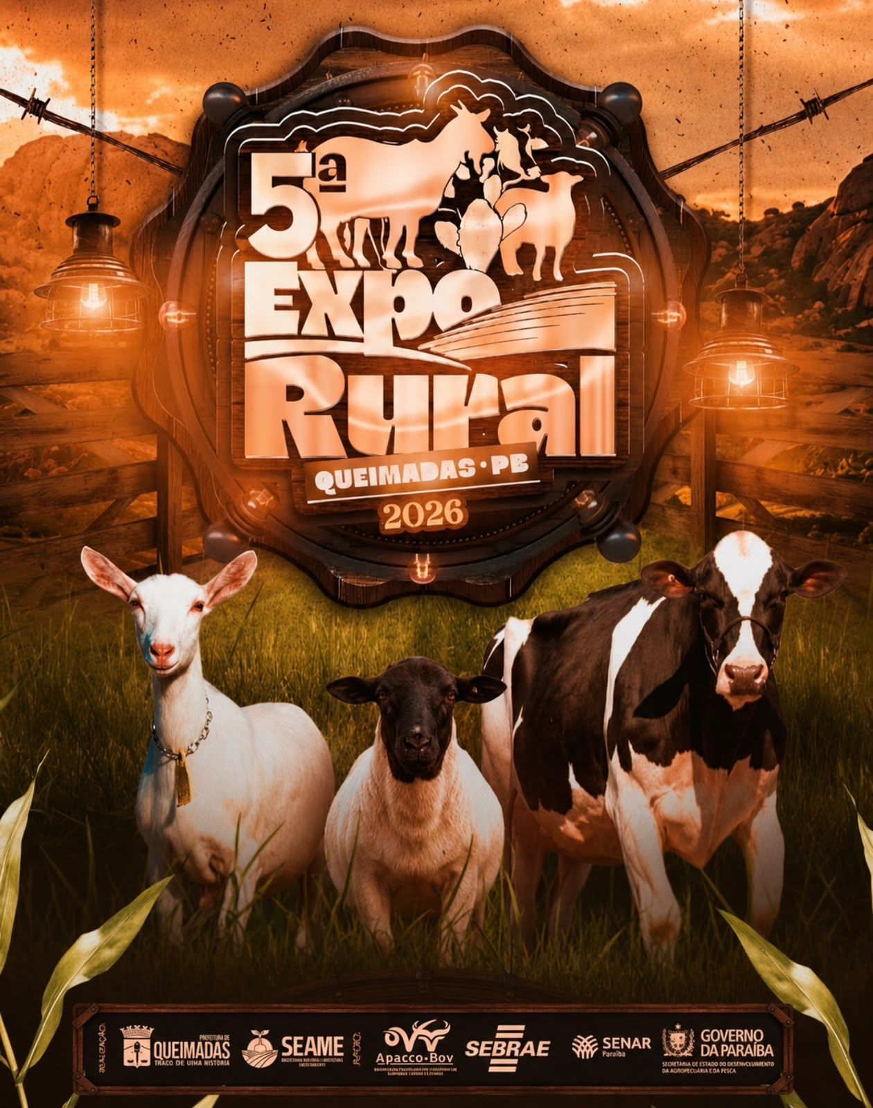 5ª Expo Rural de Queimadas começa nesta sexta-feira com programação especial