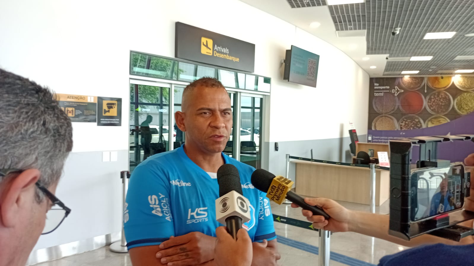 Walter desembarca na Paraíba e se mostra ansioso para atuar pelo Cruzeiro de Itaporanga