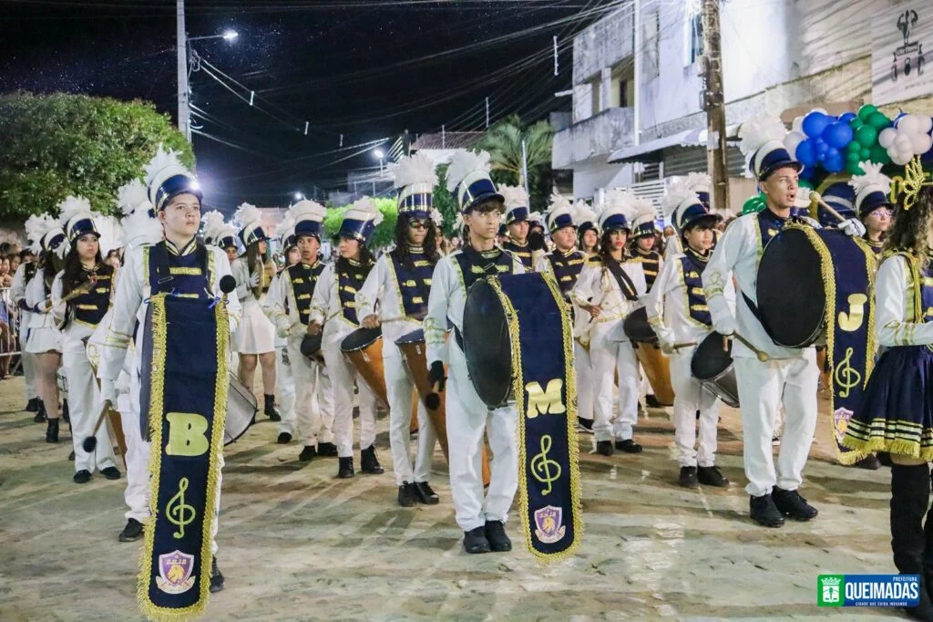 Desfile cívico do Ligeiro reúne bandas e celebra cultura e tradição neste sábado em Queimadas/PB