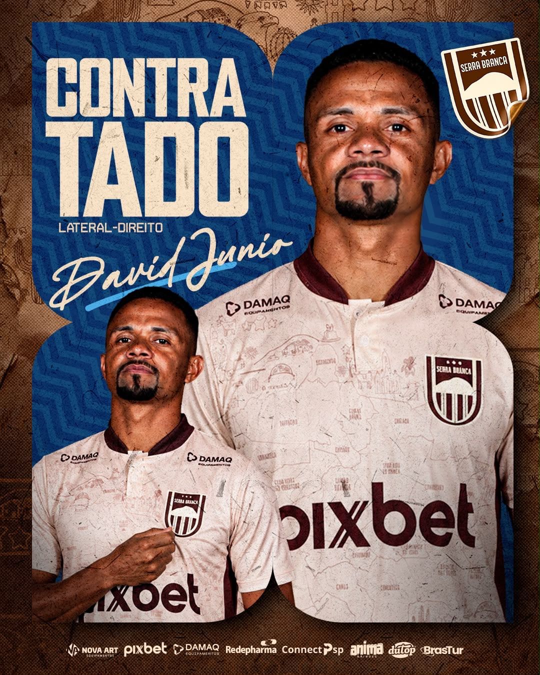Serra Branca anuncia a chegada do Lateral David Junio para a Copa Paraíba Serra Branca anuncia a chegada do Lateral David Junio para a Copa Paraíba
