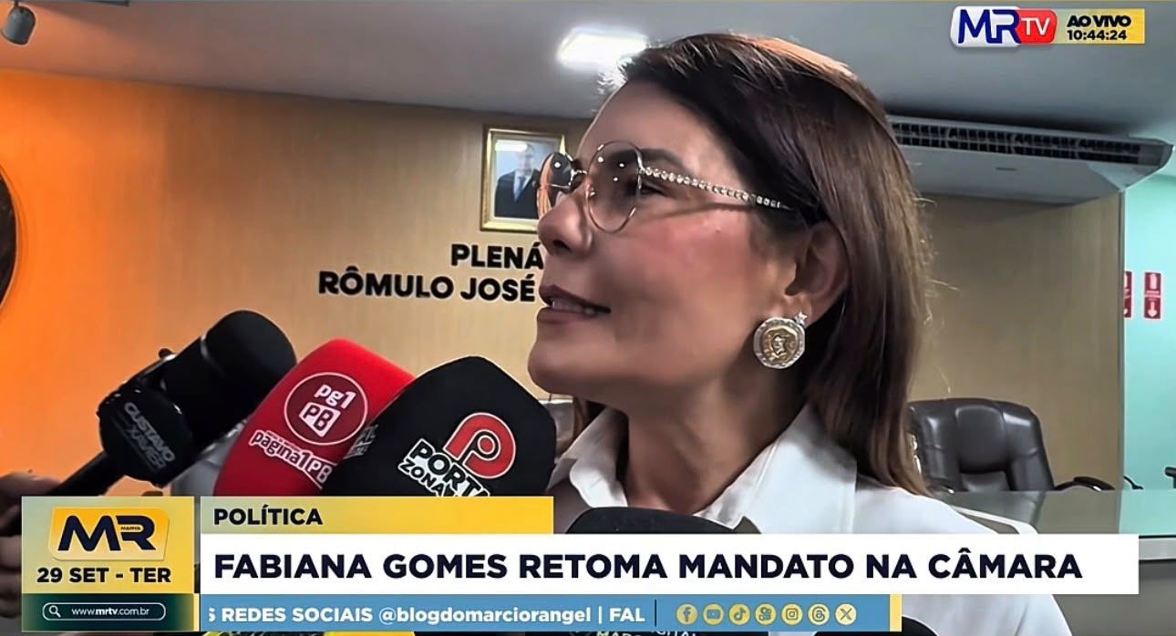 Fabiana Gomes reassume andato na câmara de Campina Grande Fabiana Gomes reassume andato na câmara de Campina Grande