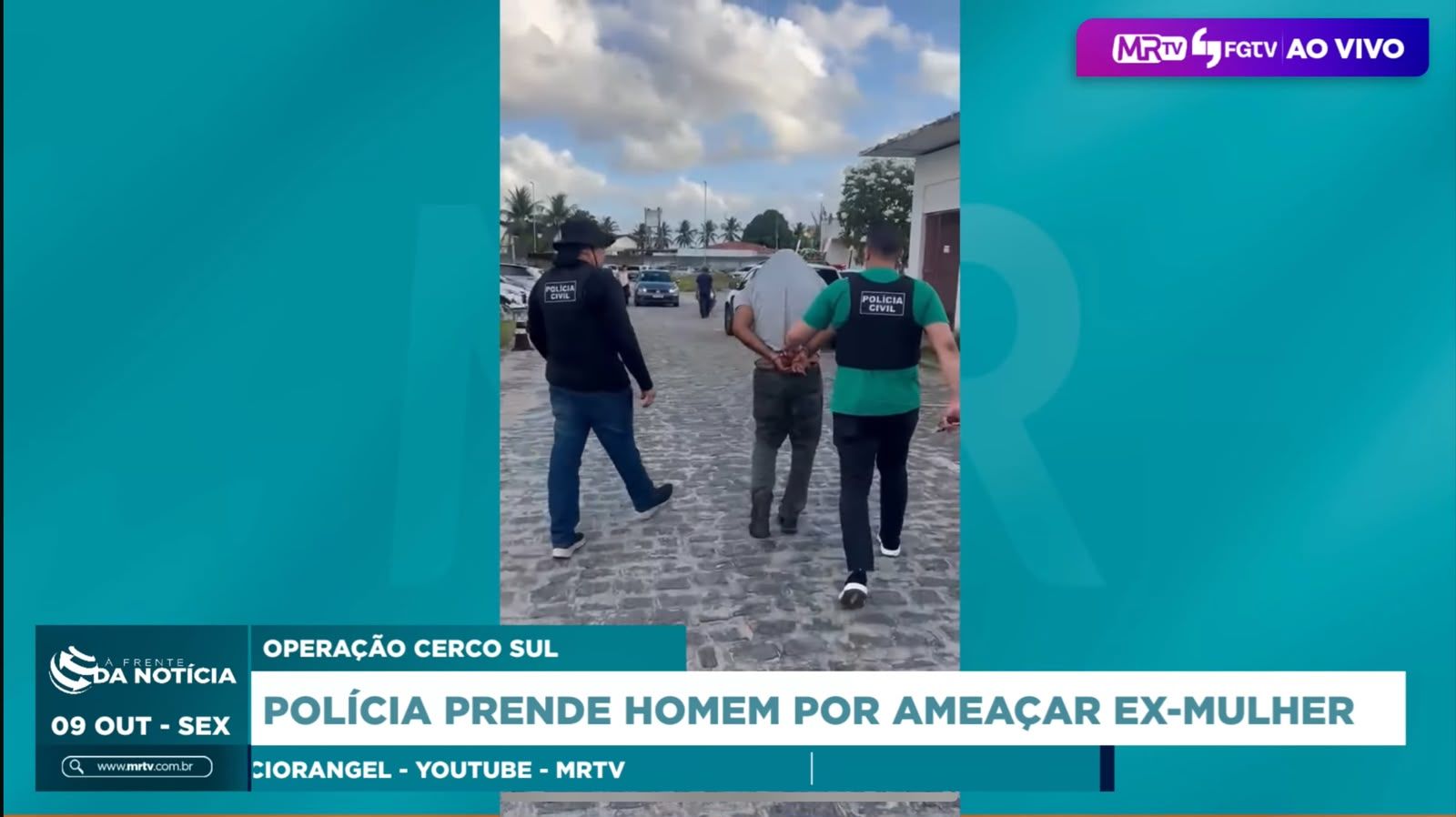 Operação Cerco Sul: Polícia Civil prende homem de 53 anos por violência doméstica em João Pessoa